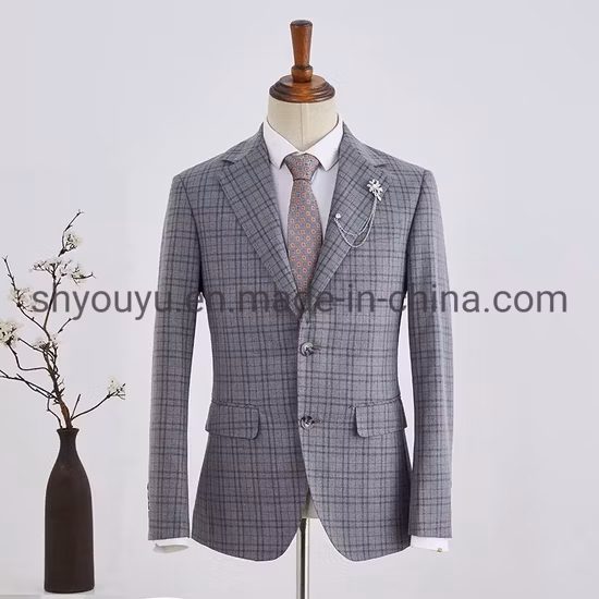 Trajes formales de negocios de diseño de moda personalizados para hombres, prendas a medida, estilo italiano, ropa Aoshi