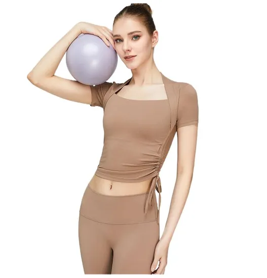 Mujeres Active Gym Fitness Deportes Ropa atlética Yoga con tiras Pilates Running Wear